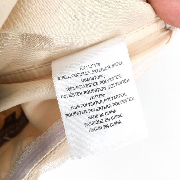 BHLDN Jenny Yoo Women 12 Annabelle Dress Ivory Nude Convertible Strapless Tulle - Picture 8 of 8